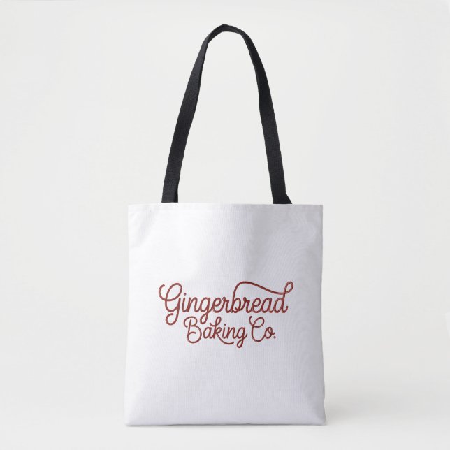 Gingerbread Baking Co Christmas  Tote Bag (Front)