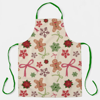 Gingerbread Bliss All-Over Print Apron