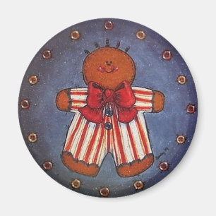 Gingerbread Boy Magnet