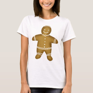 Gingerbread Boy Smiling T-Shirt