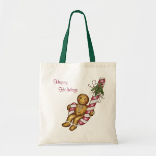 Gingerbread Boy Tote Bag