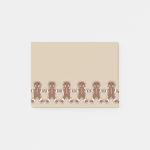 Gingerbread Boys Post It Notes