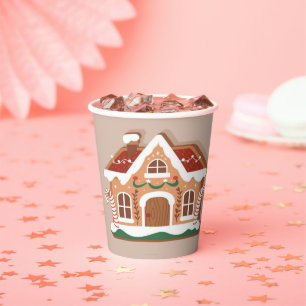 GingerBread Brown Paper cups