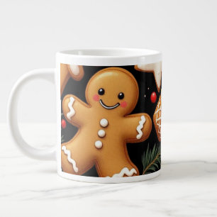 Gingerbread Buddies Large Coffee Mug