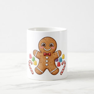 Gingerbread Buddy Christmas Cookie Coffee Mug