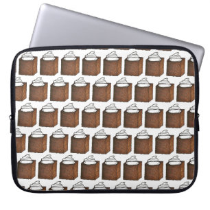 Gingerbread Cake Christmas Baking Holiday Foodie Laptop Sleeve