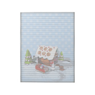Gingerbread candy house Notepad
