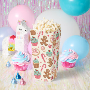 Gingerbread Candyland Christmas Pattern Favour Box