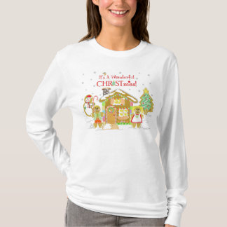 Gingerbread Candyland T-Shirt - Ladies