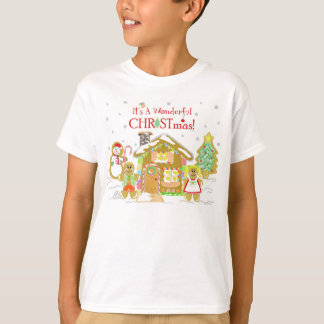 Gingerbread Candyland T-Shirt - Youth