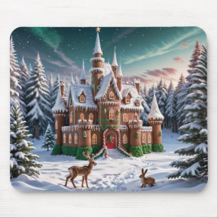 Gingerbread Castle from the Christmas Forest Mouse Pad