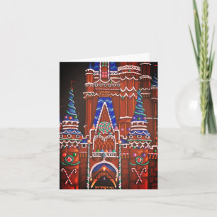Gingerbread Castle Holiday Card