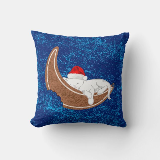 Gingerbread Cat Cushion (Front)
