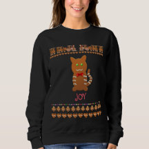Gingerbread Cat With A Red Bow