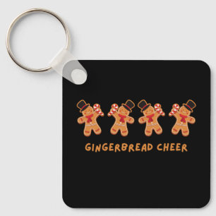 Gingerbread Cheer Key Ring