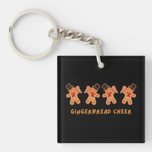 Gingerbread Cheer Key Ring