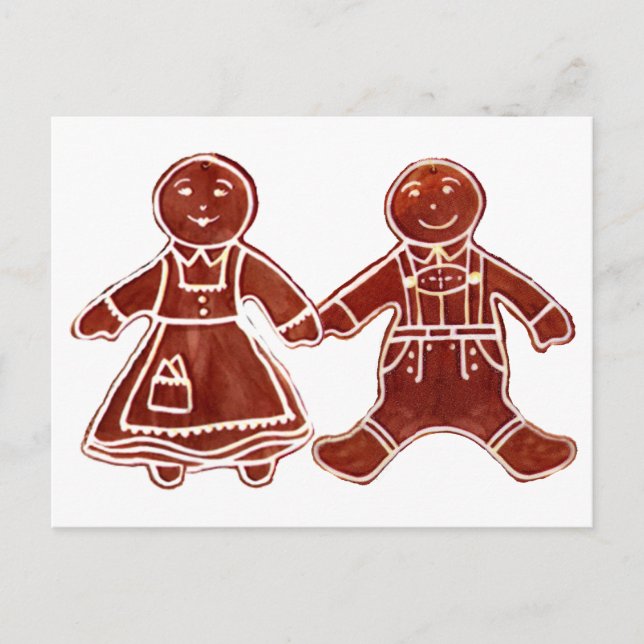 Gingerbread Children 3 The MUSEUM Zazzle Gifts Postcard (Front)