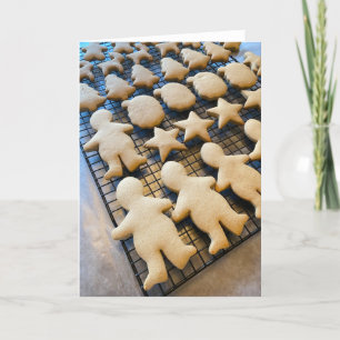 Gingerbread Christmas Cookies Thank You Card