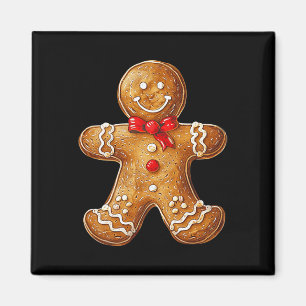 Gingerbread Christmas Graphic X-mas Family Gingerb Magnet