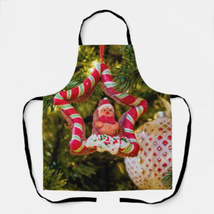 Gingerbread Christmas Ornament Apron