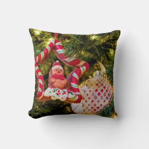 Gingerbread Christmas Ornament Cushion