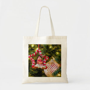 Gingerbread Christmas Ornament Tote Bag