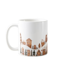 Gingerbread Christmas Town Mug