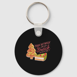 Gingerbread Christmas Tree Cake  Key Ring