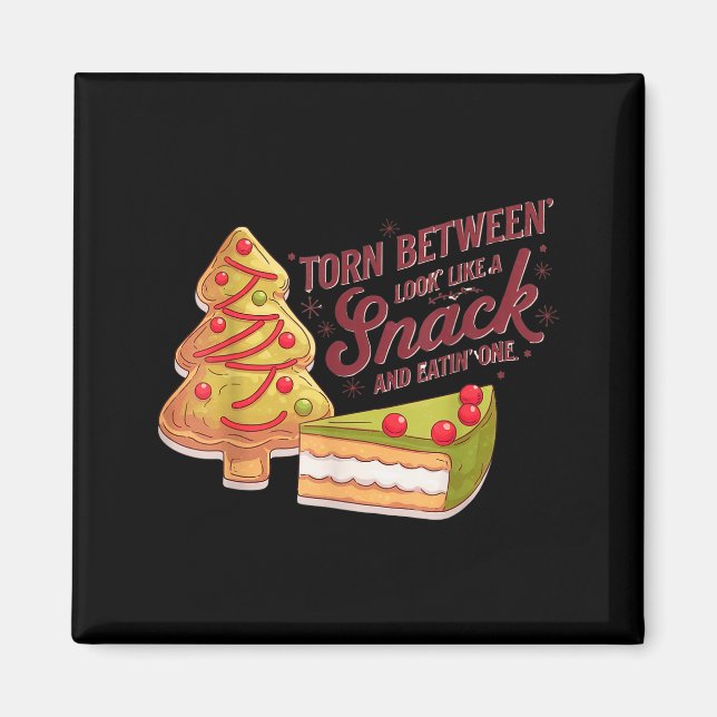 Gingerbread Christmas Tree Cake  Magnet (Front)