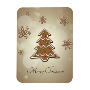 Gingerbread Christmas Tree Magnet