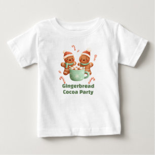 Gingerbread Cocoa Party Baby T-Shirt
