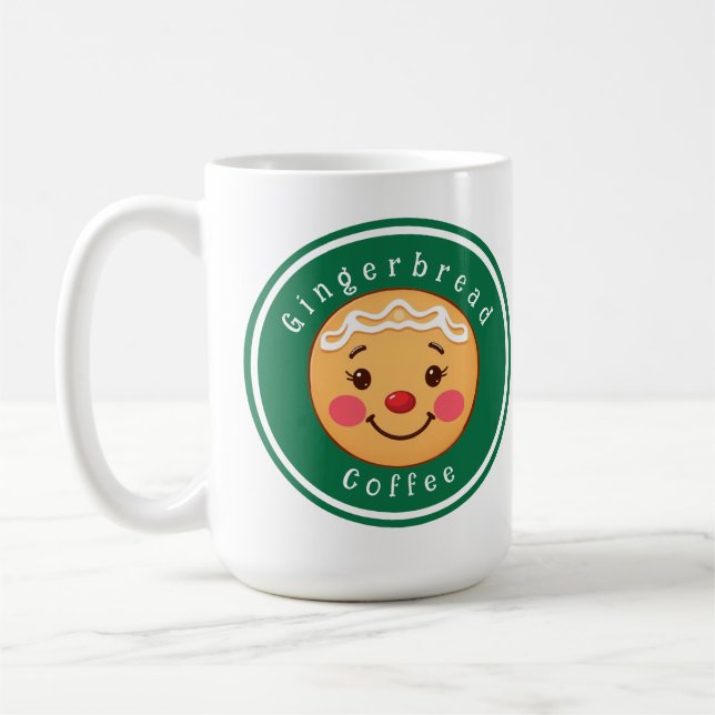 Gingerbread Coffee Coffee Mug (Left)