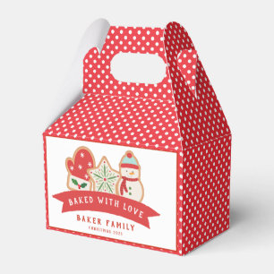 Gingerbread  Cookie   Baked with Love  Favour Box