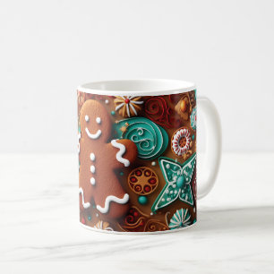 Gingerbread Cookie Christmas Holiday Mug