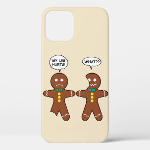 Gingerbread Cookie Christmas Humour Brown iPhone 12 Case