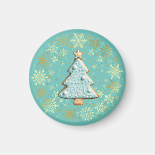Gingerbread Cookie, Christmas Tree Magnet