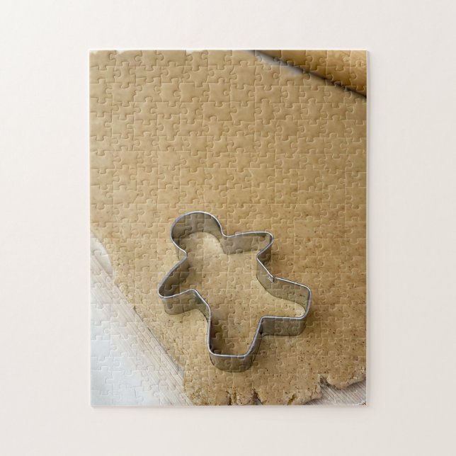 Gingerbread Cookie Cutter Food Jigsaw Puzzle (Vertical)