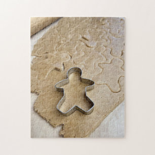 Gingerbread Cookie Cutter Food Jigsaw Puzzle