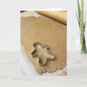 Gingerbread Cookie Cutter  Thank You Card