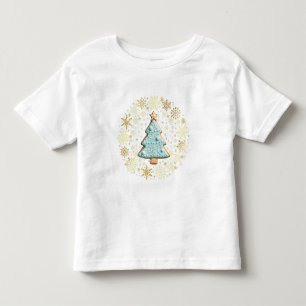 Gingerbread Cookie, Golden Christmas Toddler T-Shirt
