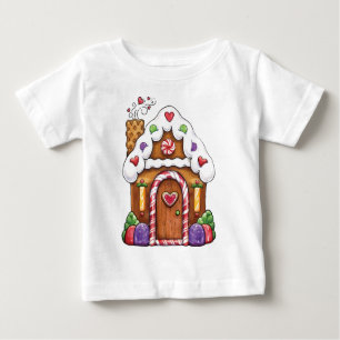 Gingerbread Cookie House Baby T-Shirt