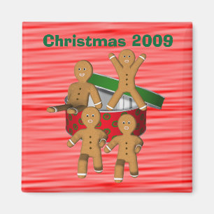 Gingerbread Cookie Men Christmas Holiday Funny Magnet