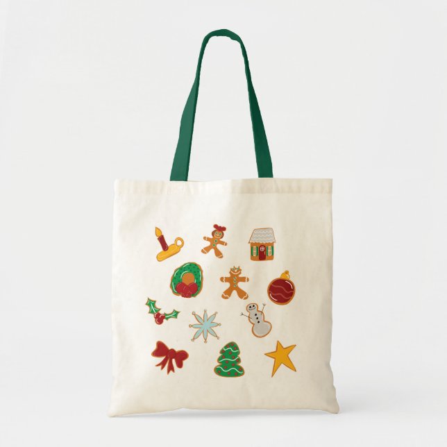 Gingerbread Cookie Tote Bag (Front)