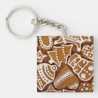 Gingerbread Cookies Acrylic Keychain