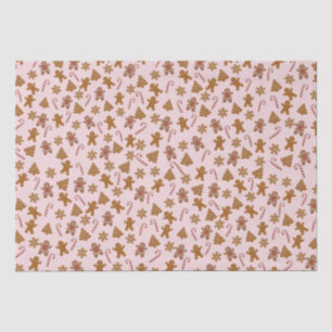 Gingerbread Cookies and Candy Canes  Tissue Paper