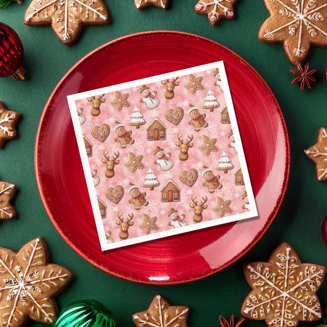 Gingerbread Cookies Christmas Napkin (Creator Uploaded)