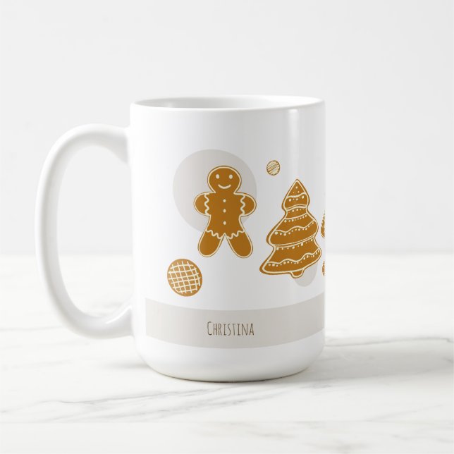Gingerbread Cookies Coffee Mug (Left)