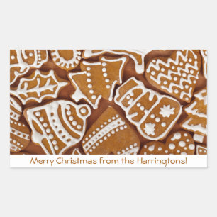 Gingerbread Cookies custom text stickers