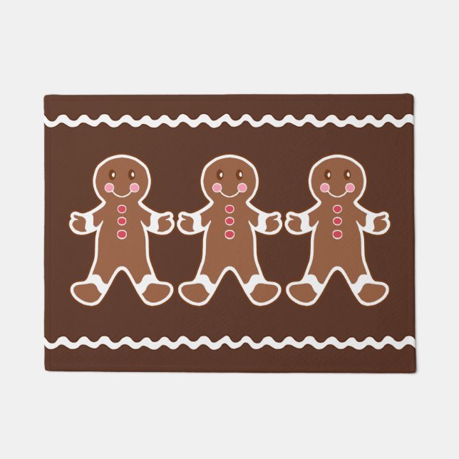 Gingerbread Cookies Doormat  (Front)