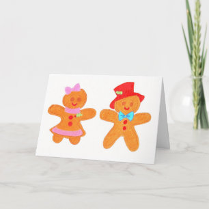 gingerbread cookies holiday card